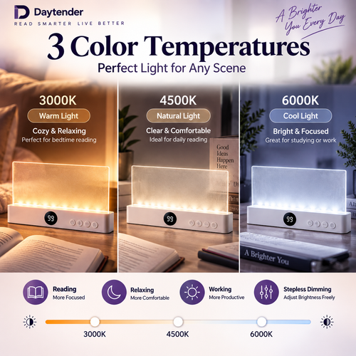 Daytender Rechargeable Reading Panel Light