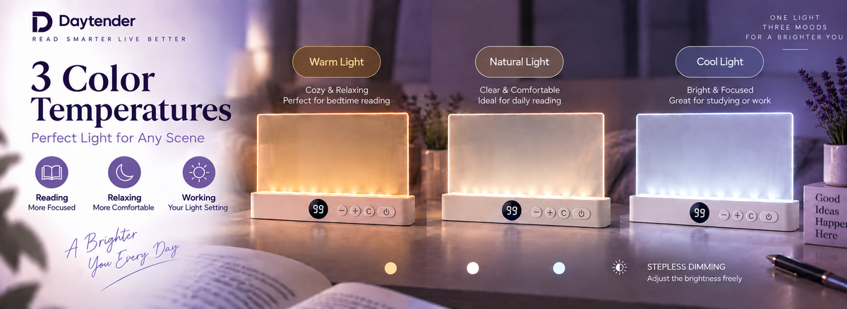 Three selectable light colors